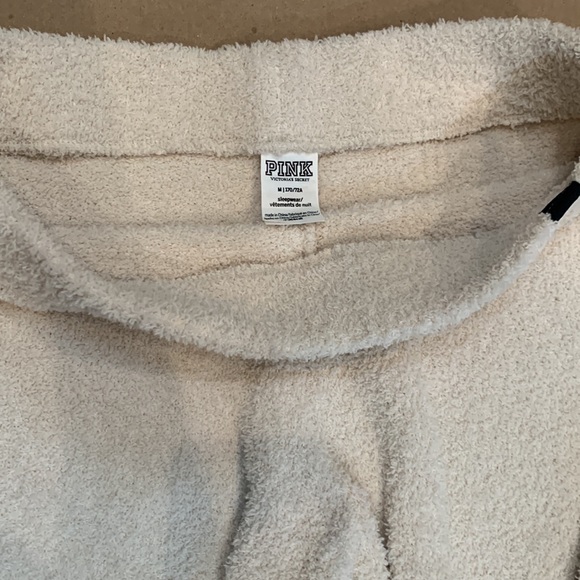 PINK By Victorias Secret cozy marshmallow pant Sherpa style. Great condition - Picture 3 of 4